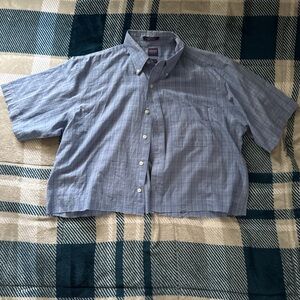 Arrow Men's Light Blue Plaid Shirt